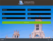 Tablet Screenshot of espahotel-madrid.com